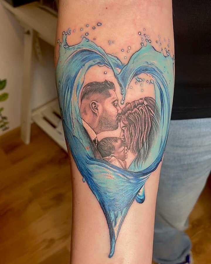 Heart of Water Family Portrait