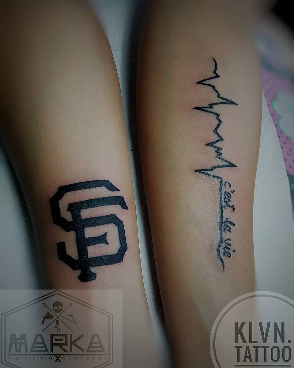 Heartbeat 'c'est la vie' & SD monogram