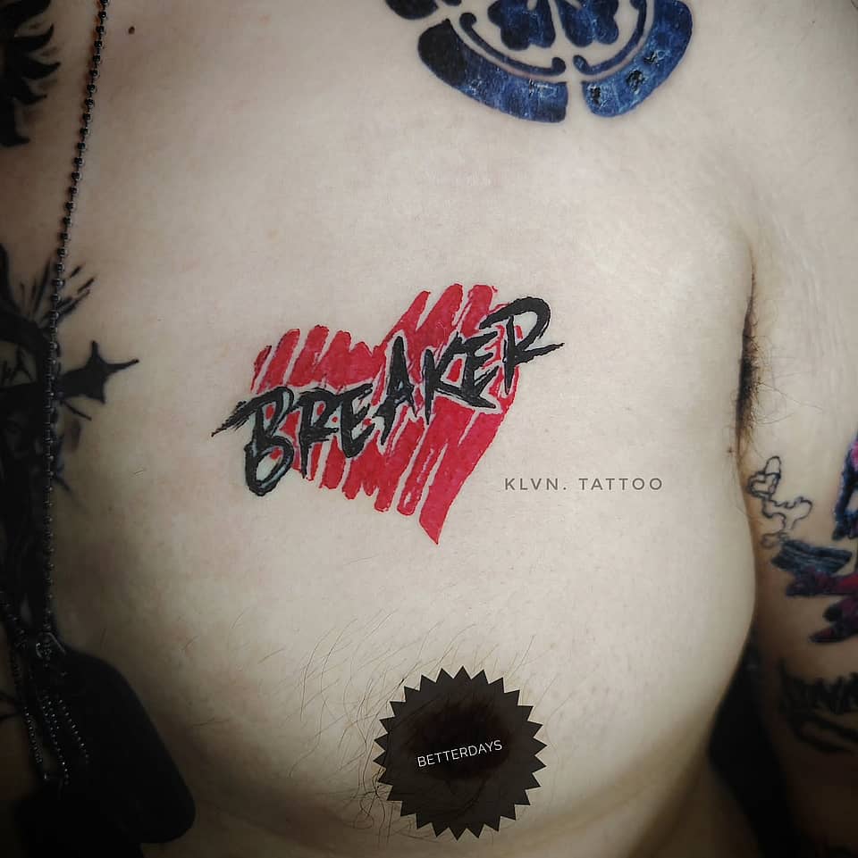 Heartbreaker Scribbled Heart