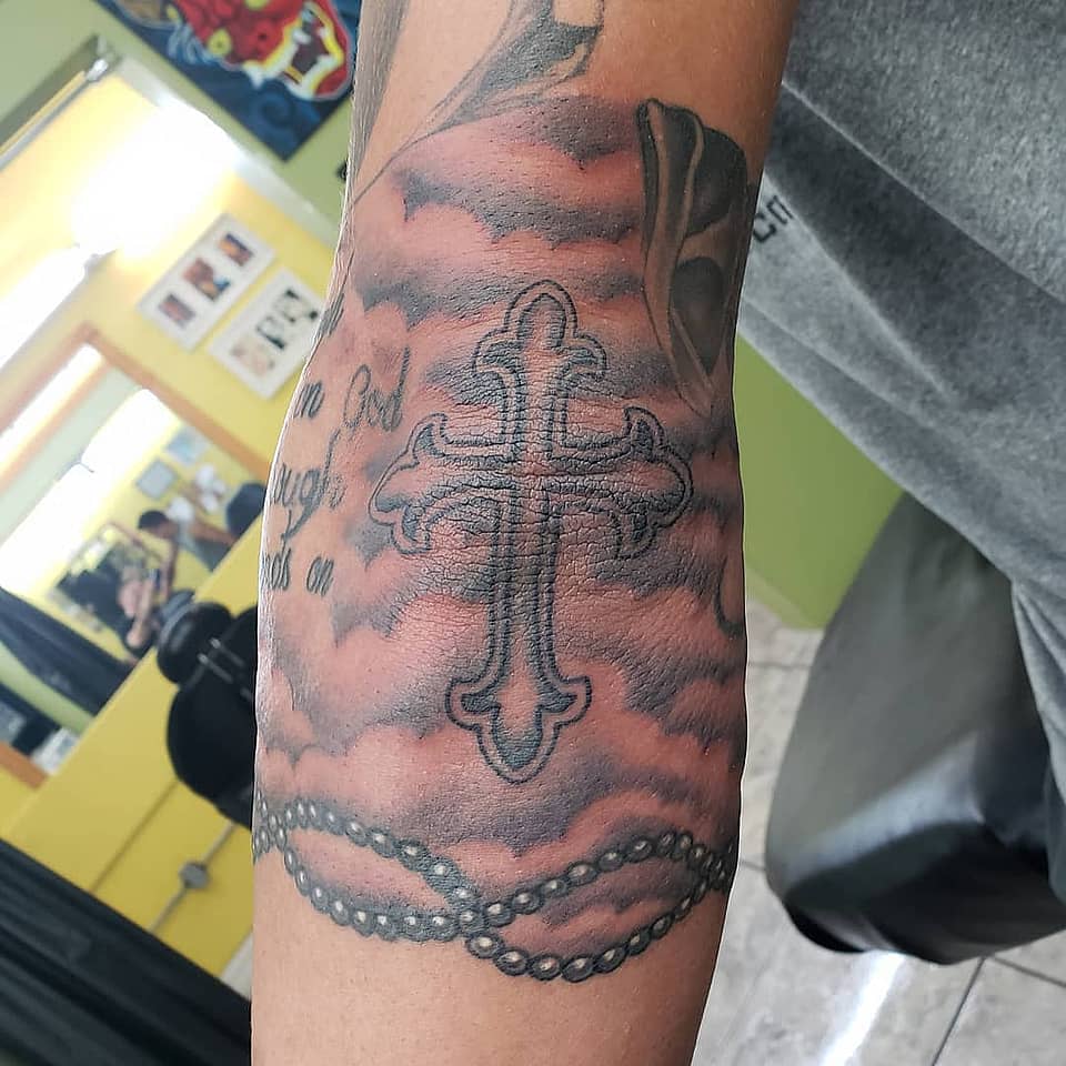 Heavenly Cross and Rosary