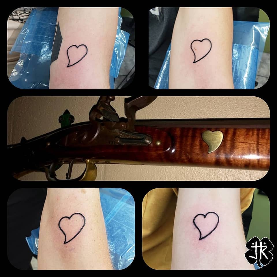 Heirloom Heart Outline