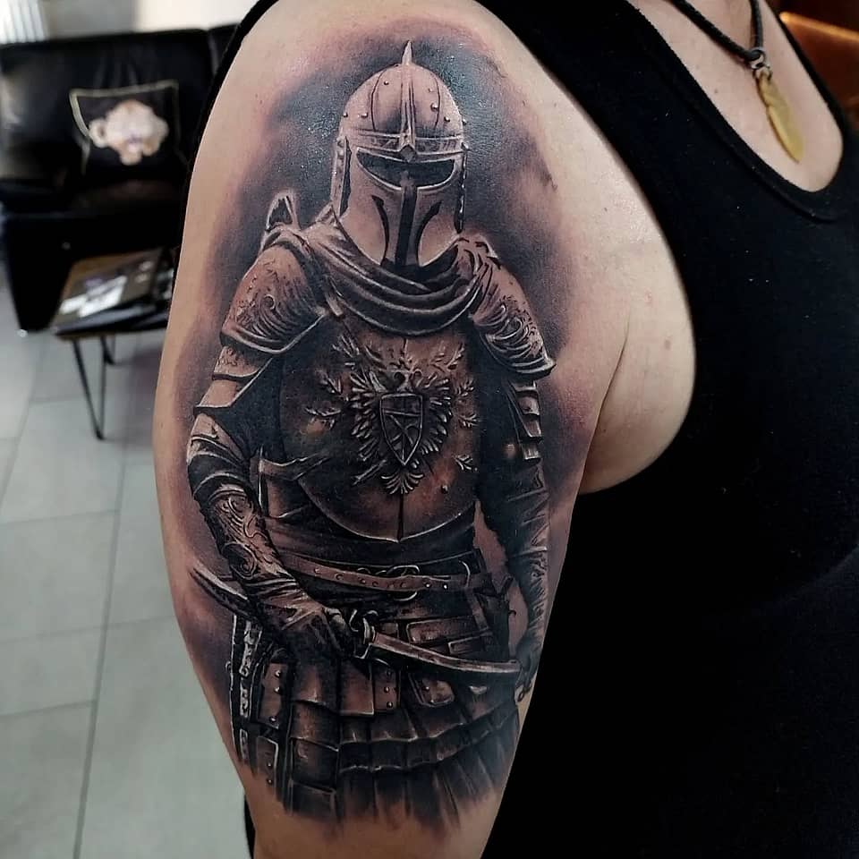 Heraldic Armored Knight