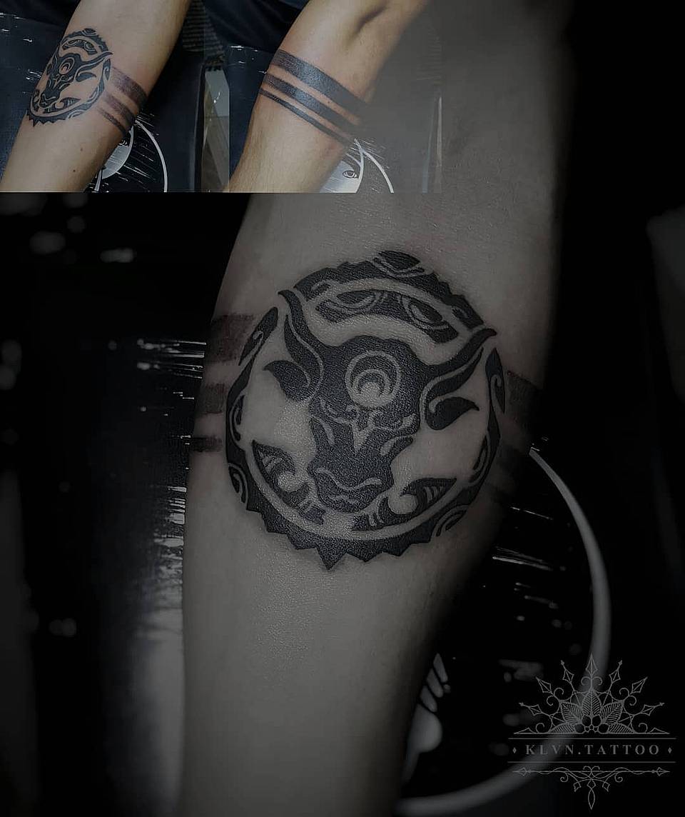 Horned Bull Mandala
