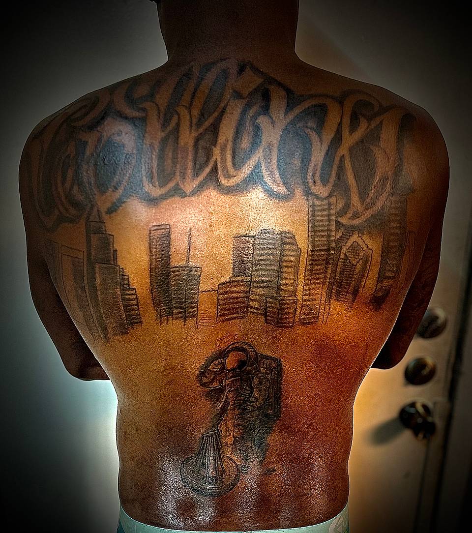 Houston Texas Be Someone Backpiece w/ Last Name