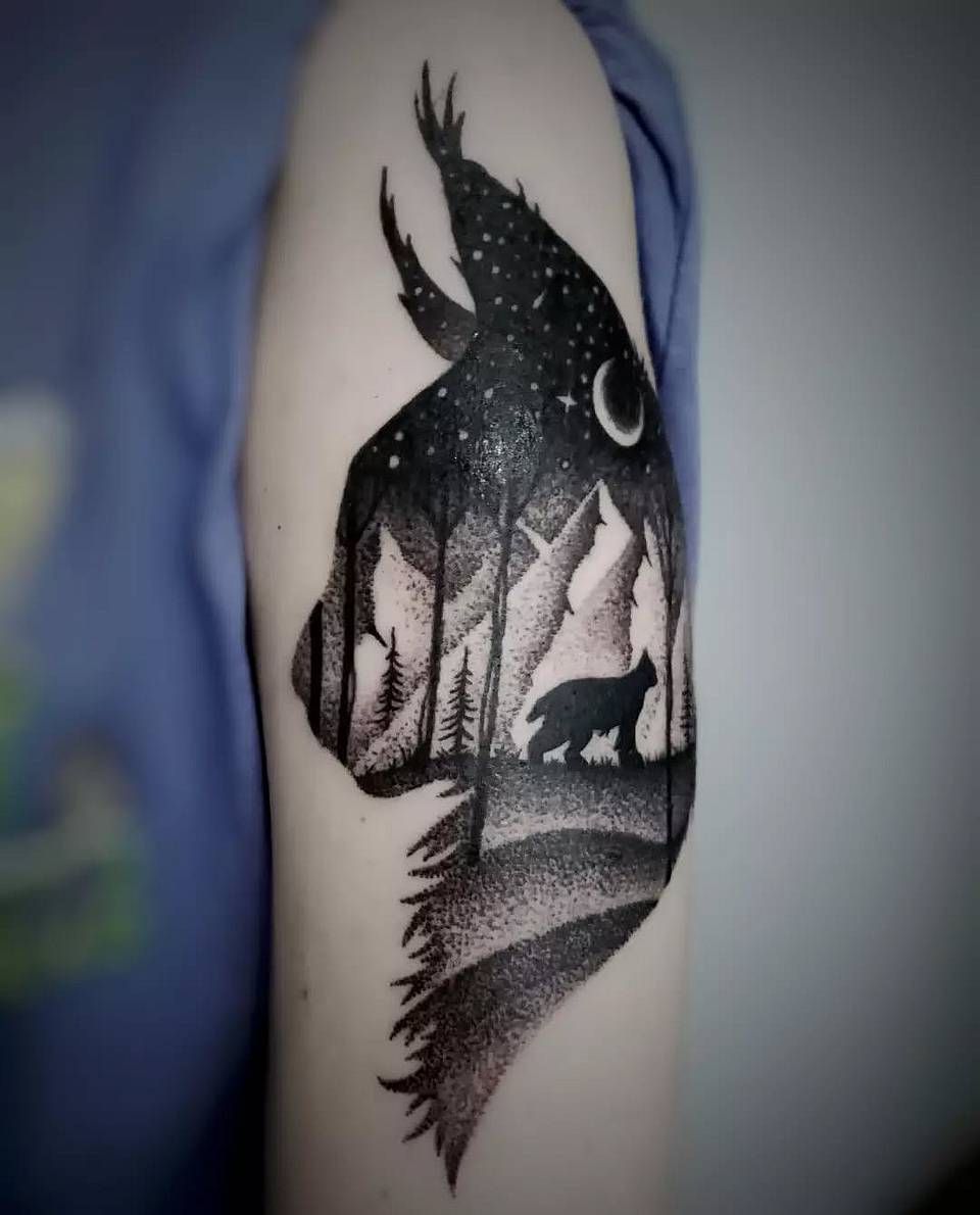 Howl of the Wild Nightscape