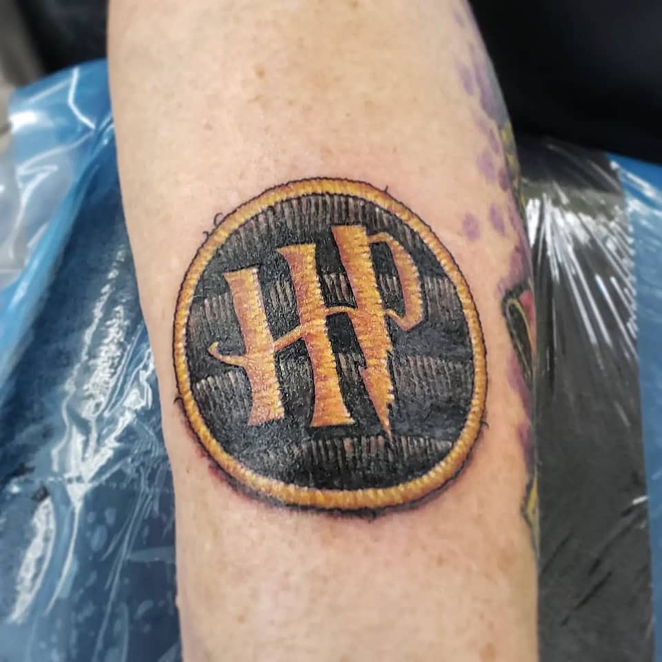 HP Lightning Emblem Patch