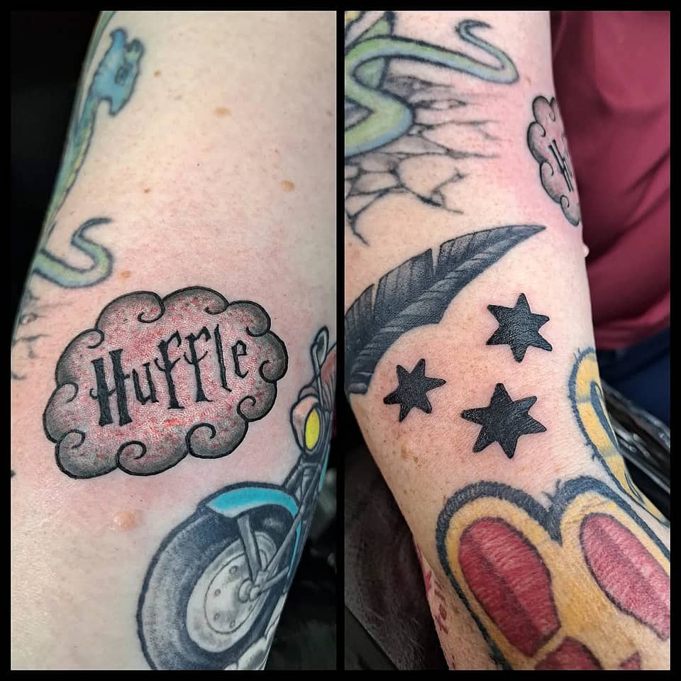 Huffle Quill and Stars Patchwork