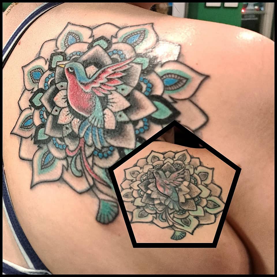 Hummingbird Mandala Bloom