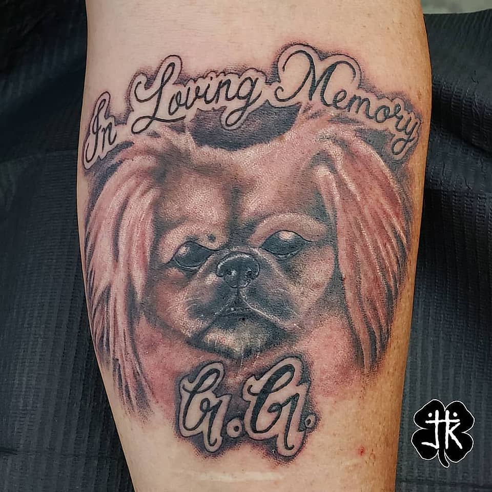 In Loving Memory Dog Portrait – C.C.