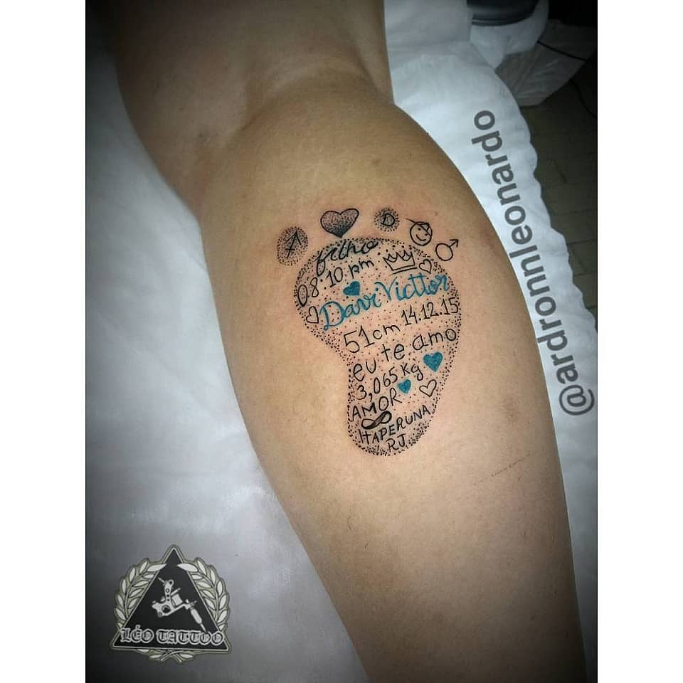Infant Footprint Keepsake