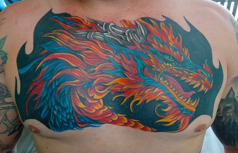 Inferno Dragon Chestpiece