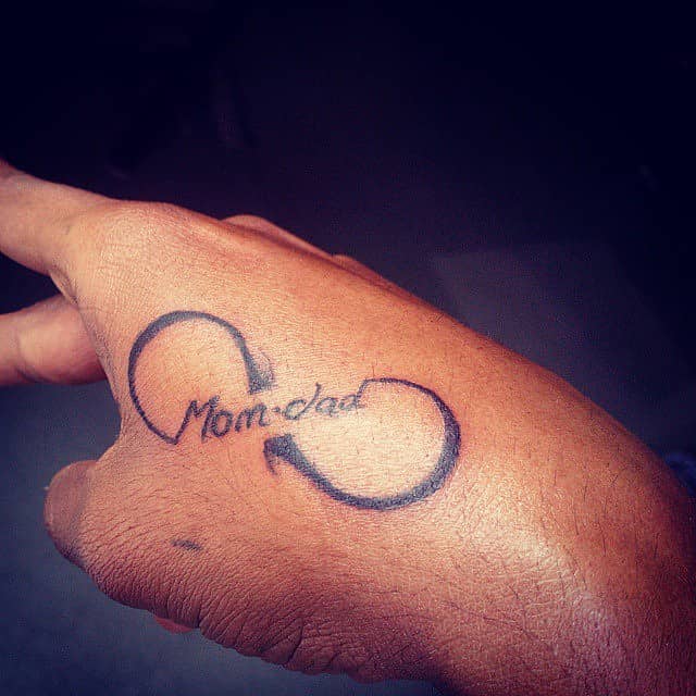 Infinity Tribute to Mom and Dad
