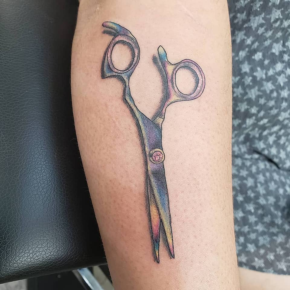 Iridescent Barber Shears
