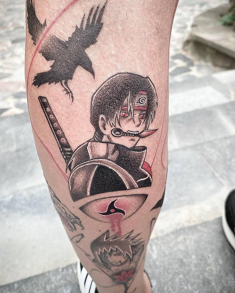 Itachi Uchiha — Crows & Sharingan