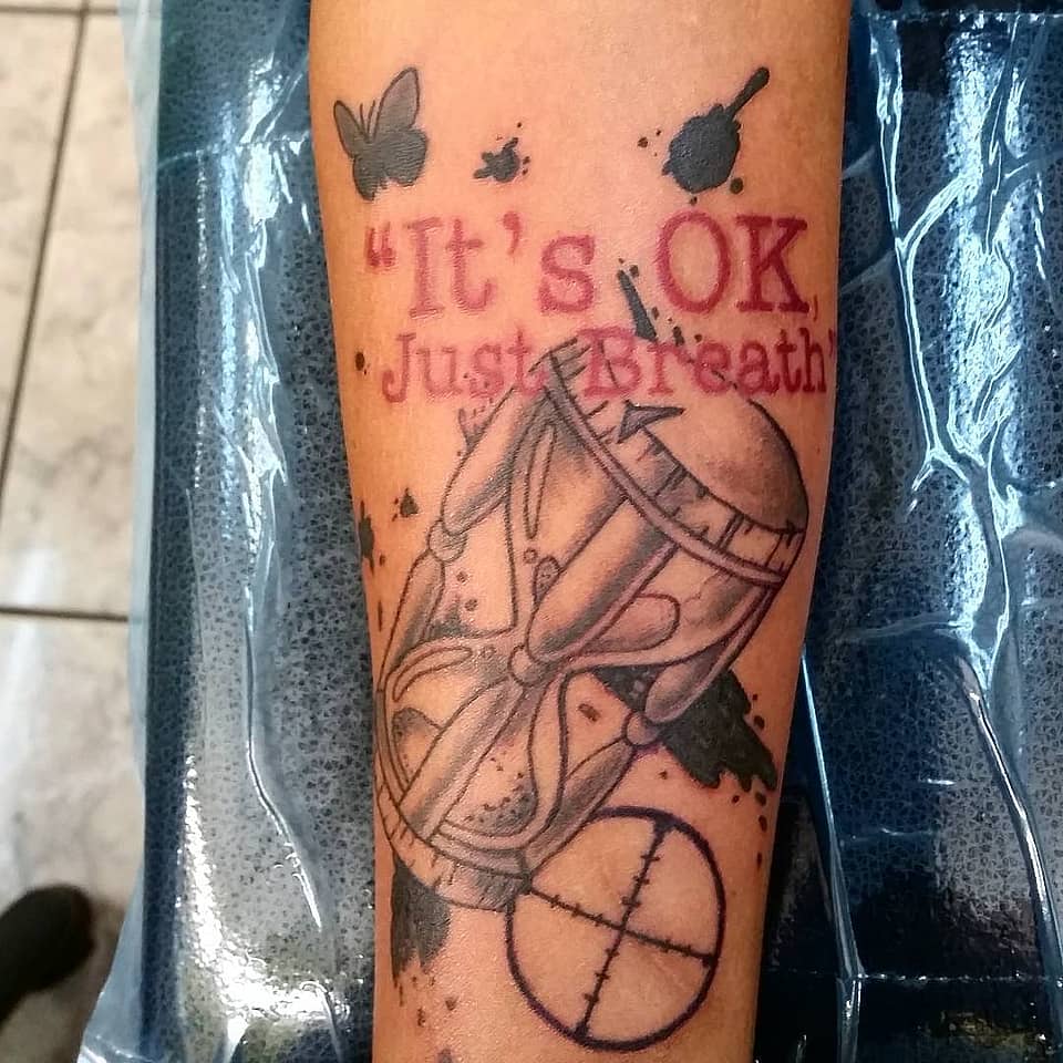 It's OK, Just Breath Hourglass