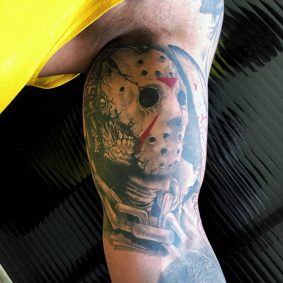 Jason Voorhees Mask Portrait