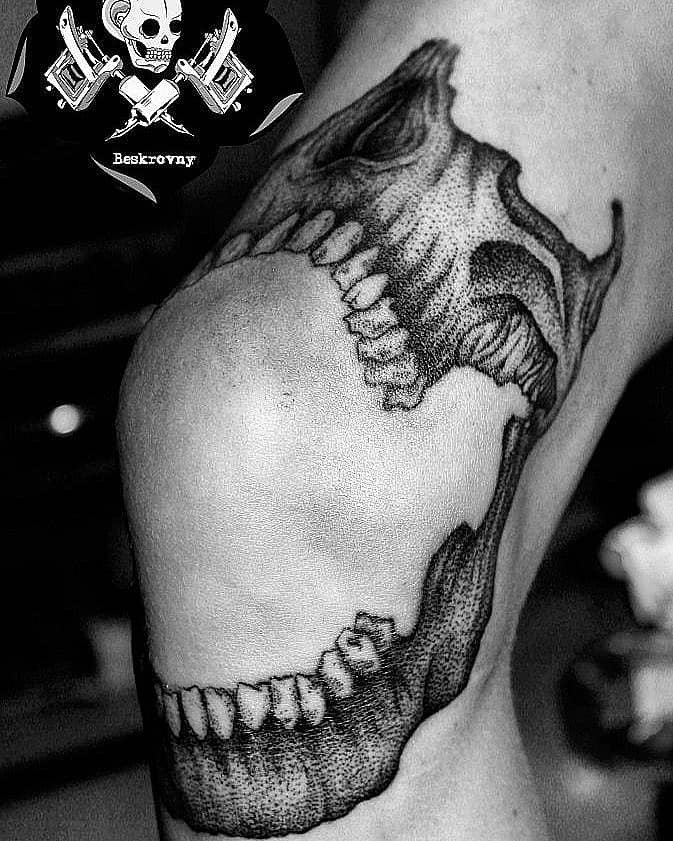 Jawbone Wrap Tattoo