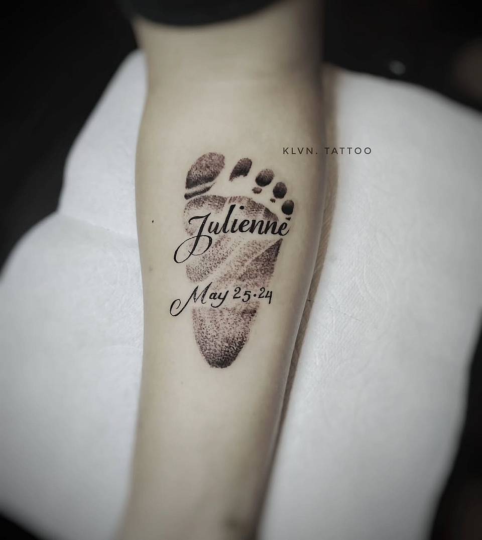 Julienne Footprint Keepsake