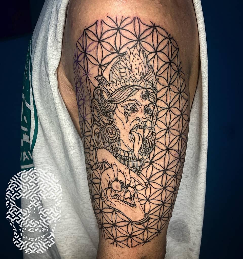 Kali and the Flower of Life