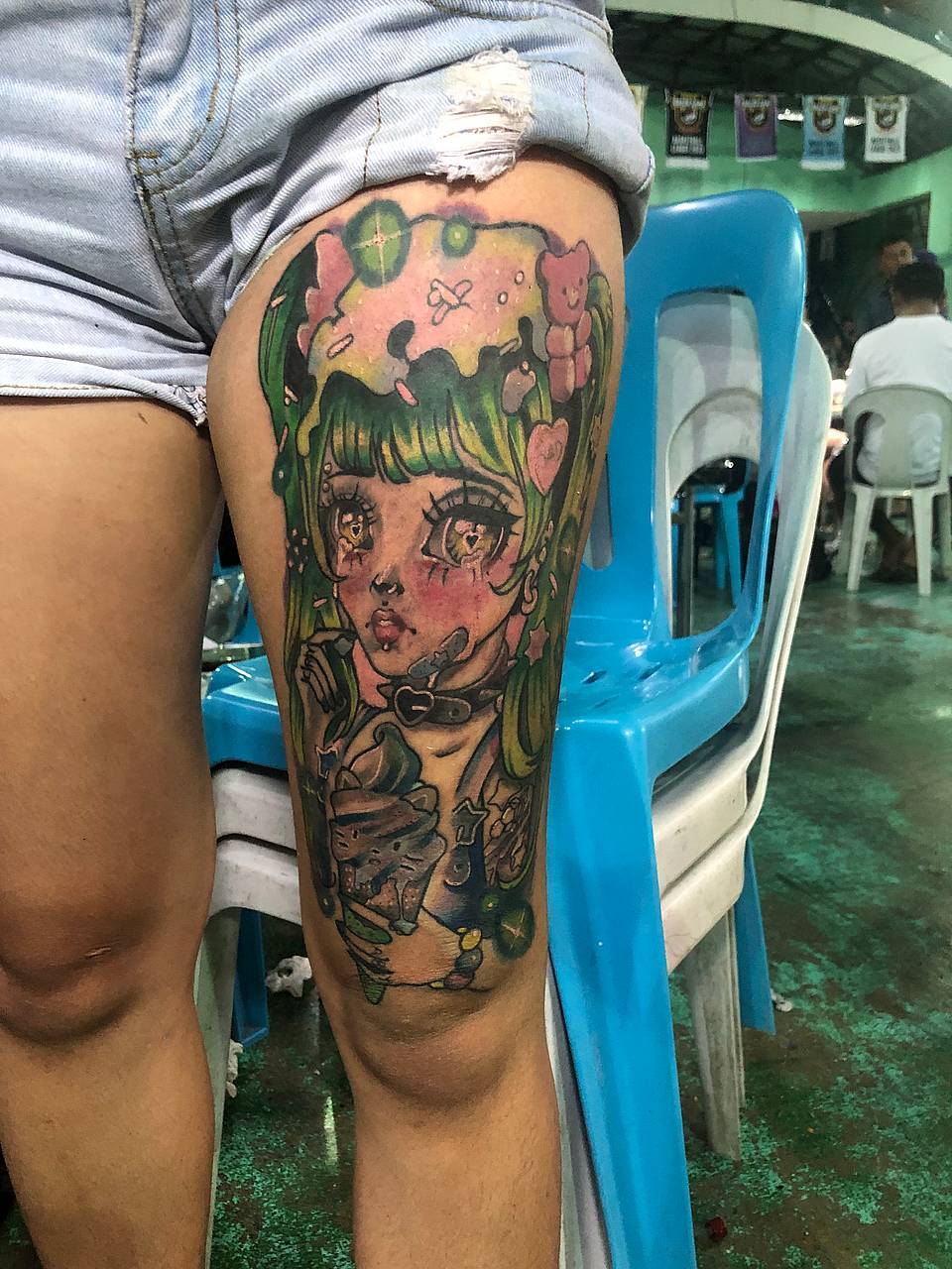 Kawaii Witch Thigh Portrait