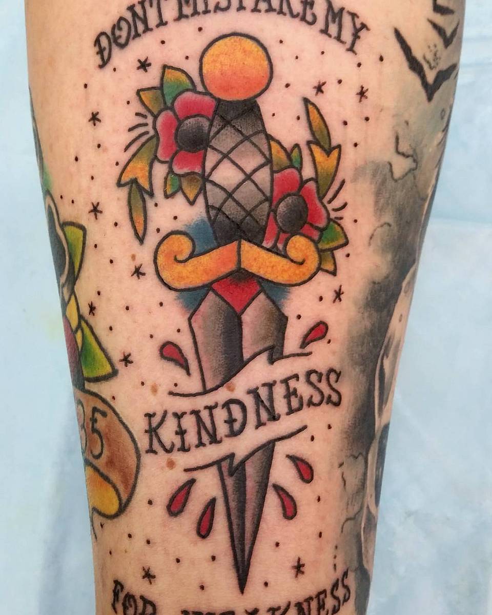 Kindness, Not Weakness Dagger