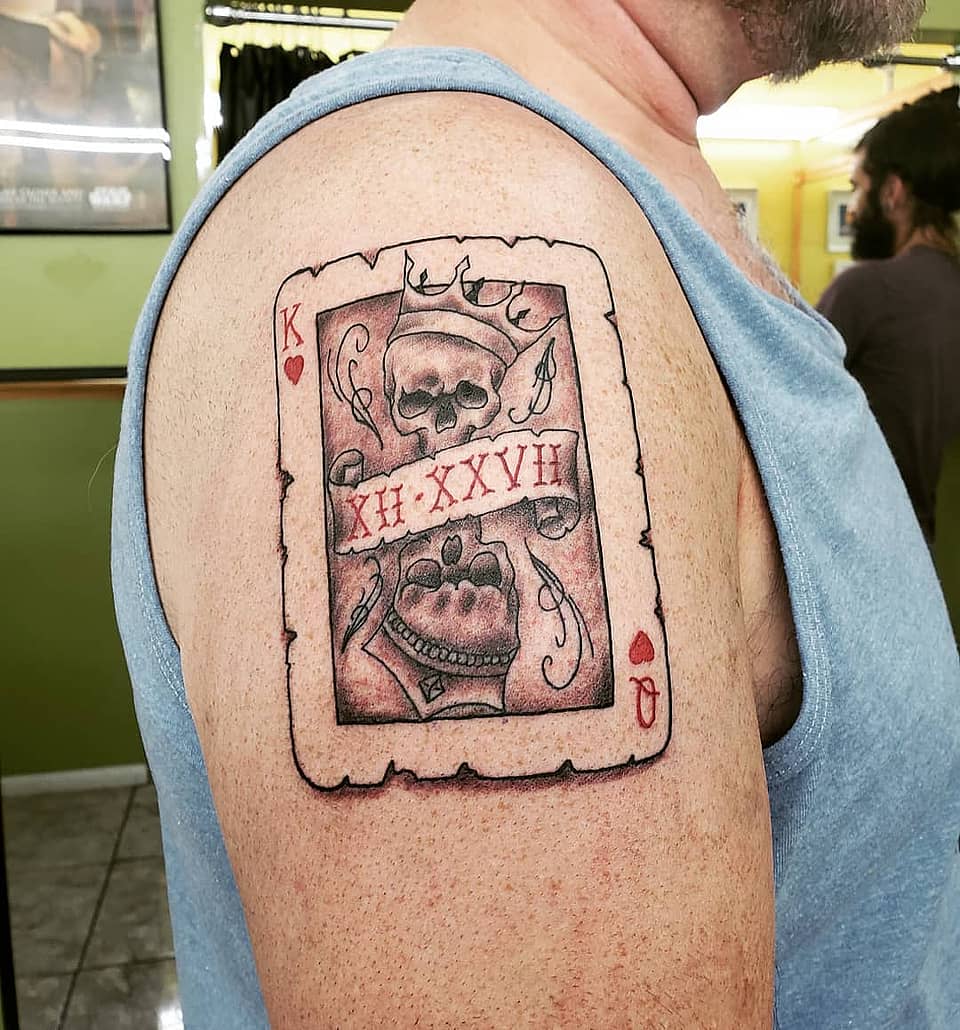 King of Hearts Memento Mori Card