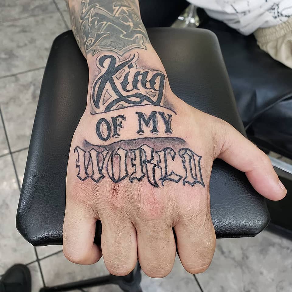 King of My World Hand Script
