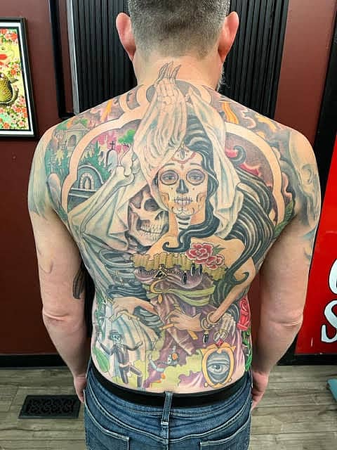 La Catrina Backpiece