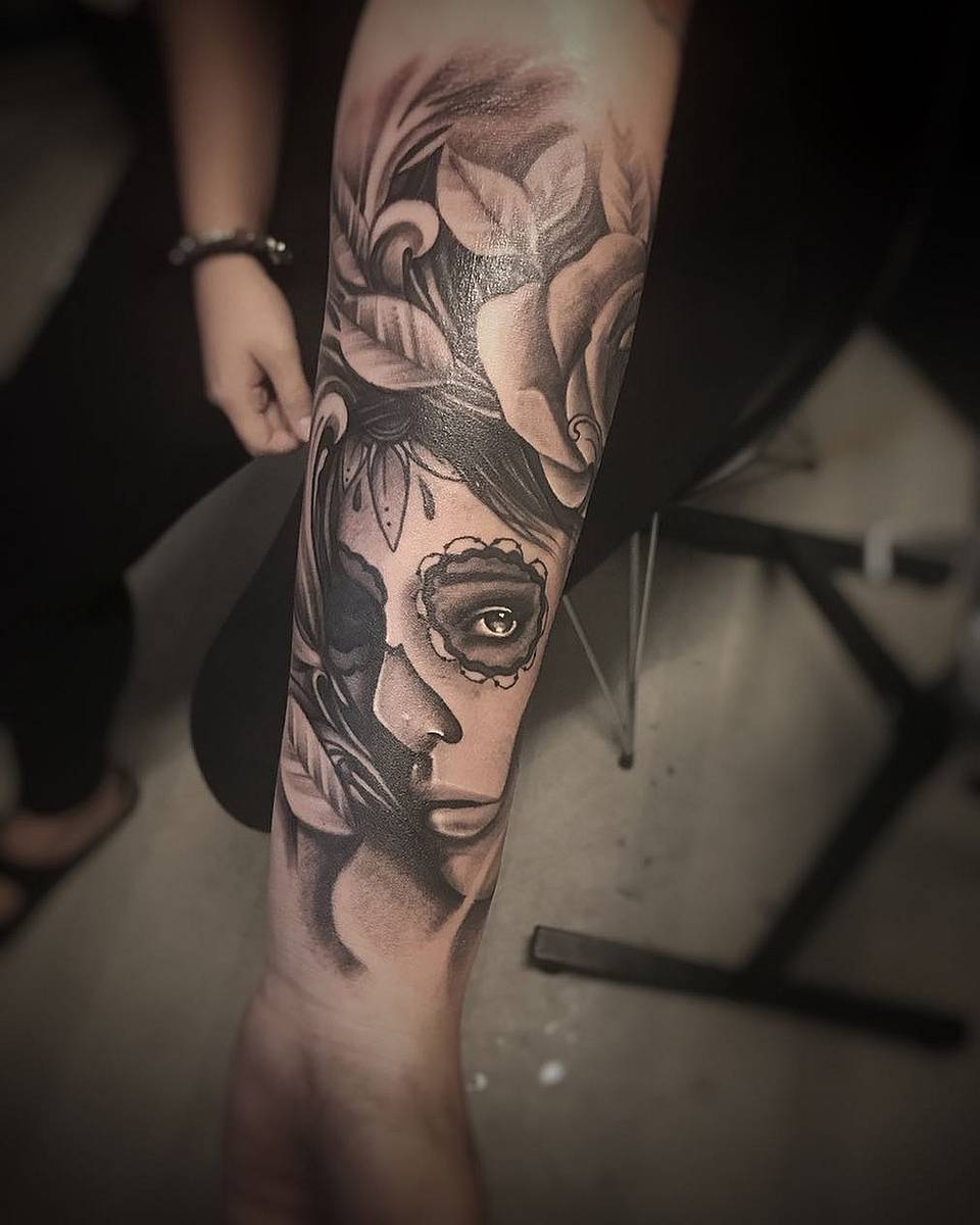 La Catrina Rose Portrait