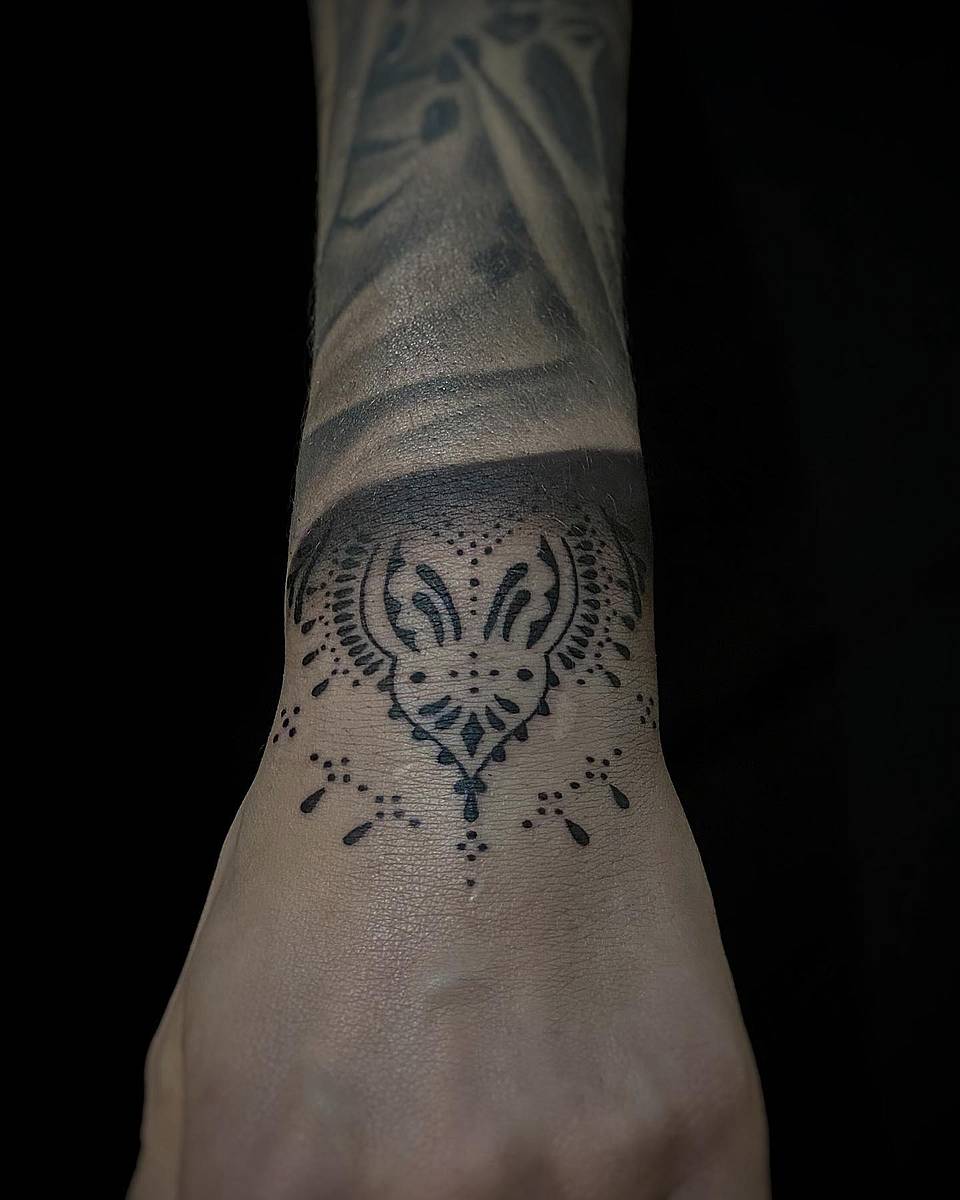 Lacework Lotus Mandala