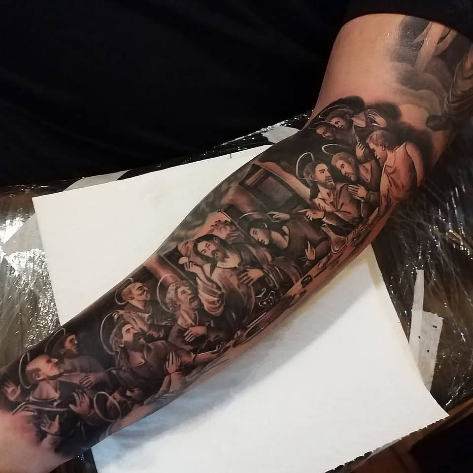 Last Supper Forearm Sleeve