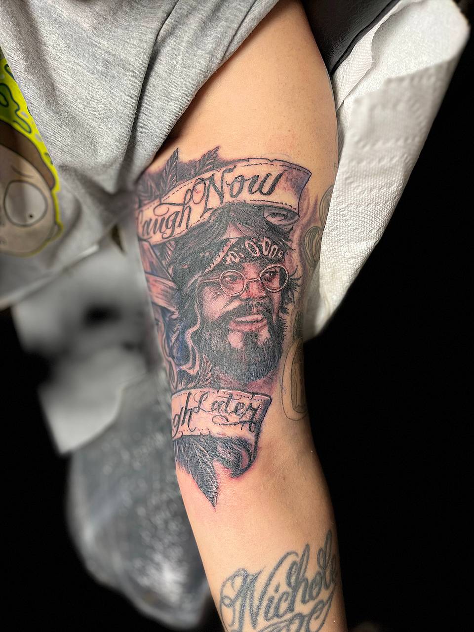 Laugh Now, Laugh Later Cheech and Chong Portrait