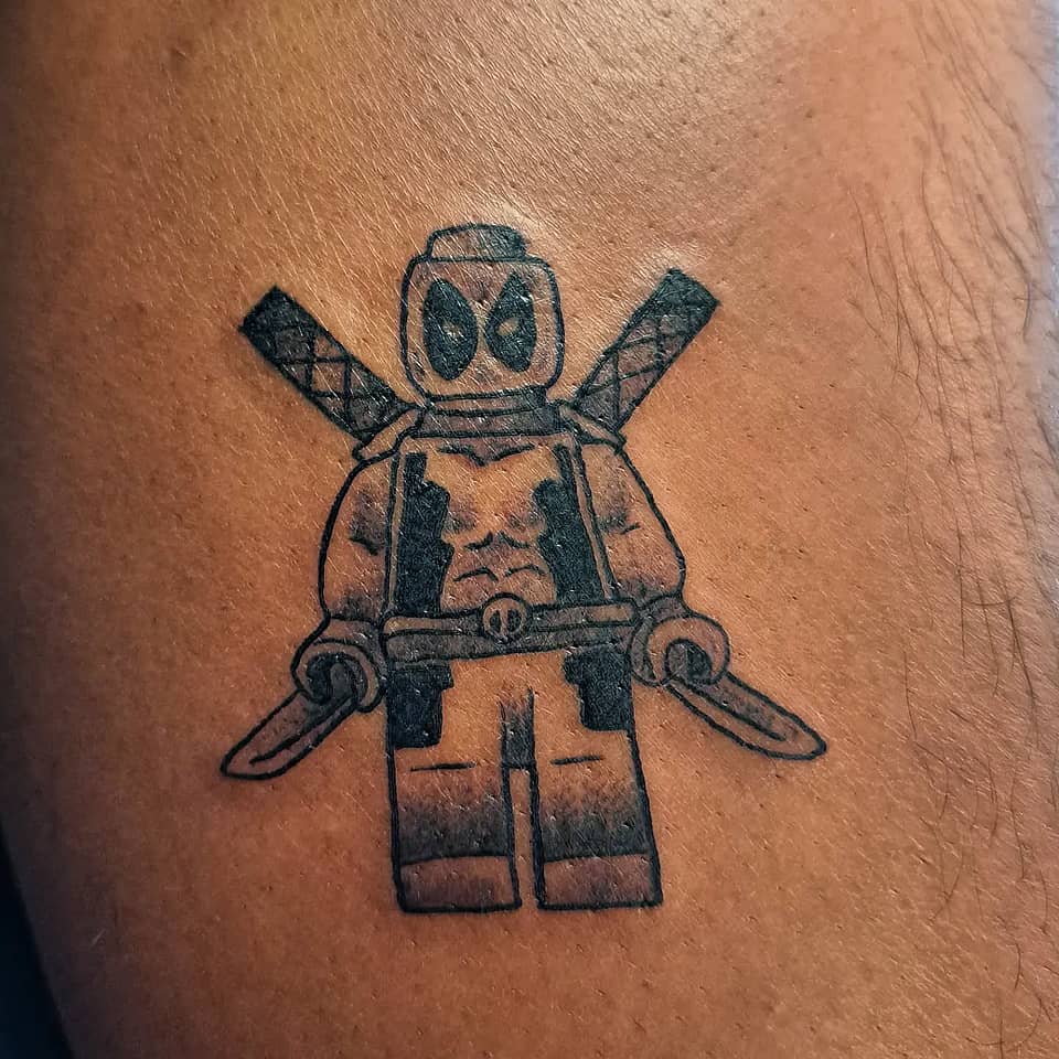 LEGO-Style Deadpool Mini Merc