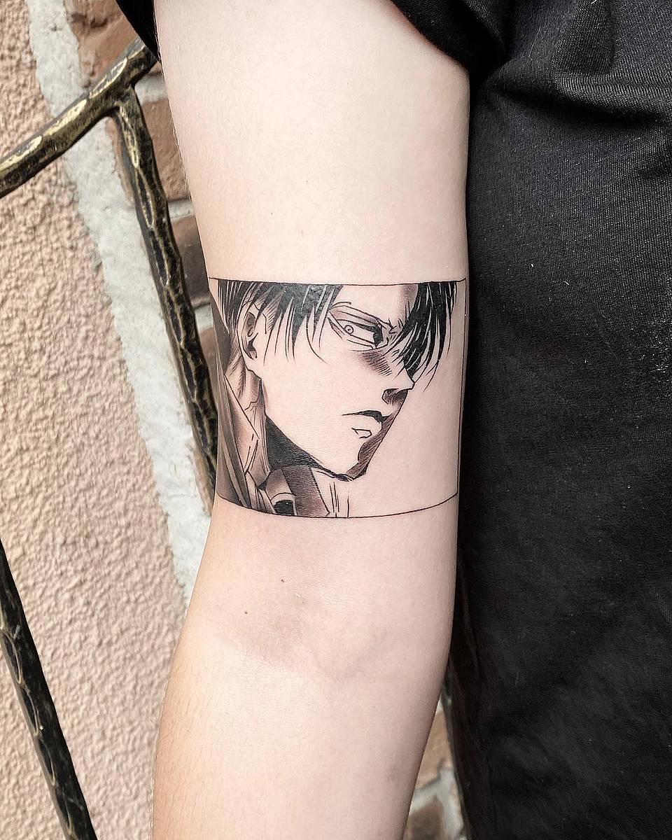 Levi Ackerman Manga Panel