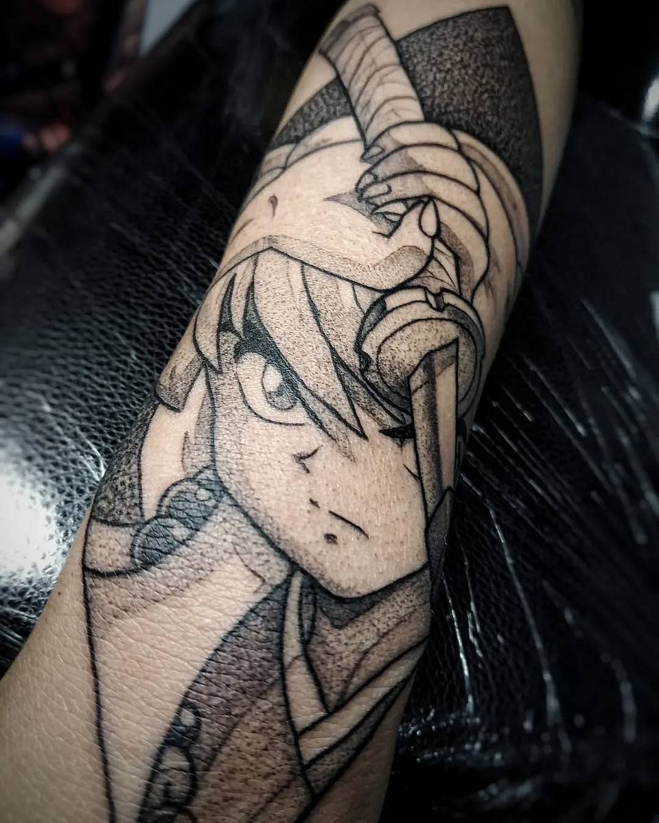Link-inspired Sword Portrait