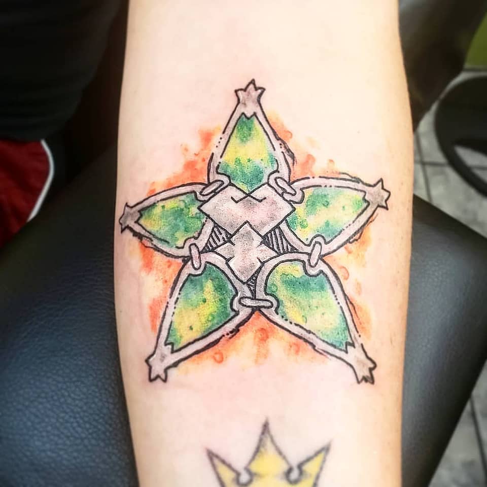 Linked Stained-Glass Star