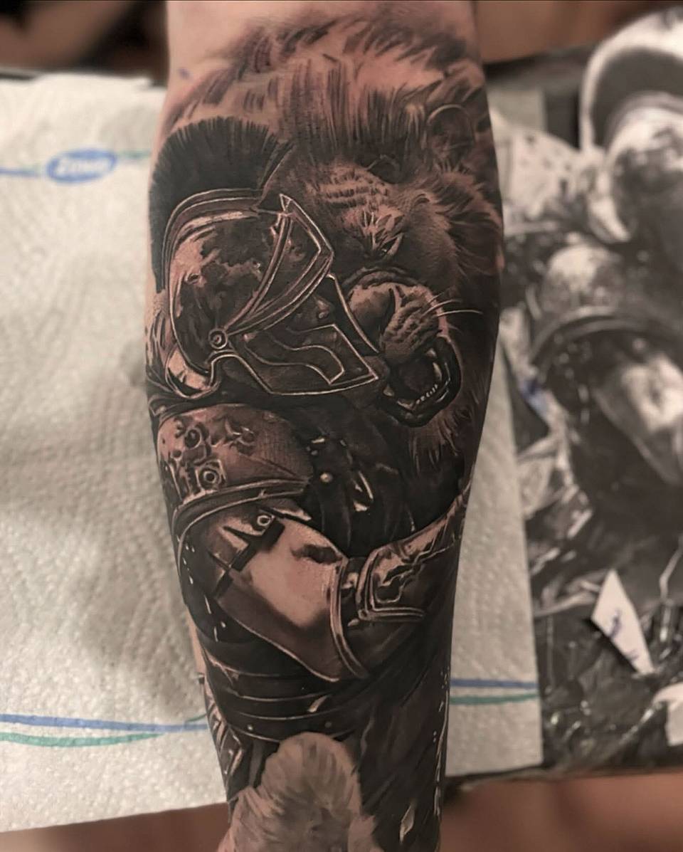 Lion Warrior Sleeve