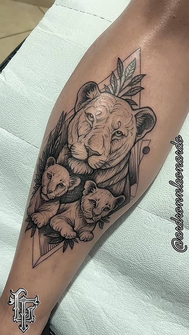 Lioness and Cubs