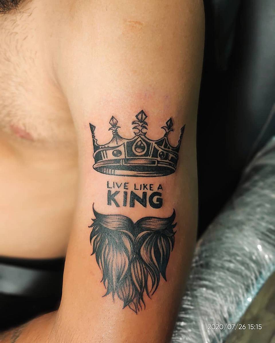 Live Like a King Crown & Beard