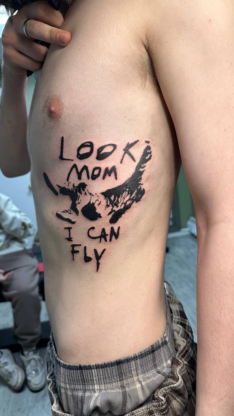 Look Mom I Can Fly — Bat Sketch