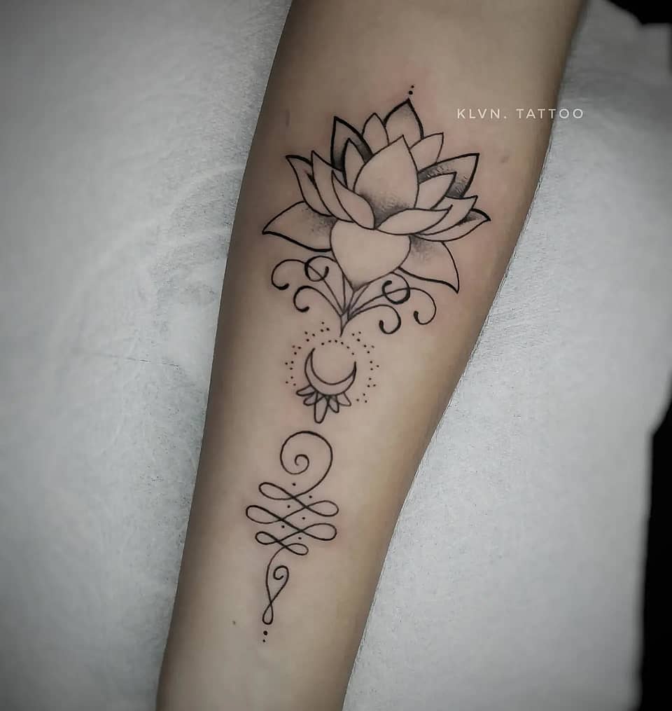 Lotus & Crescent Filigree