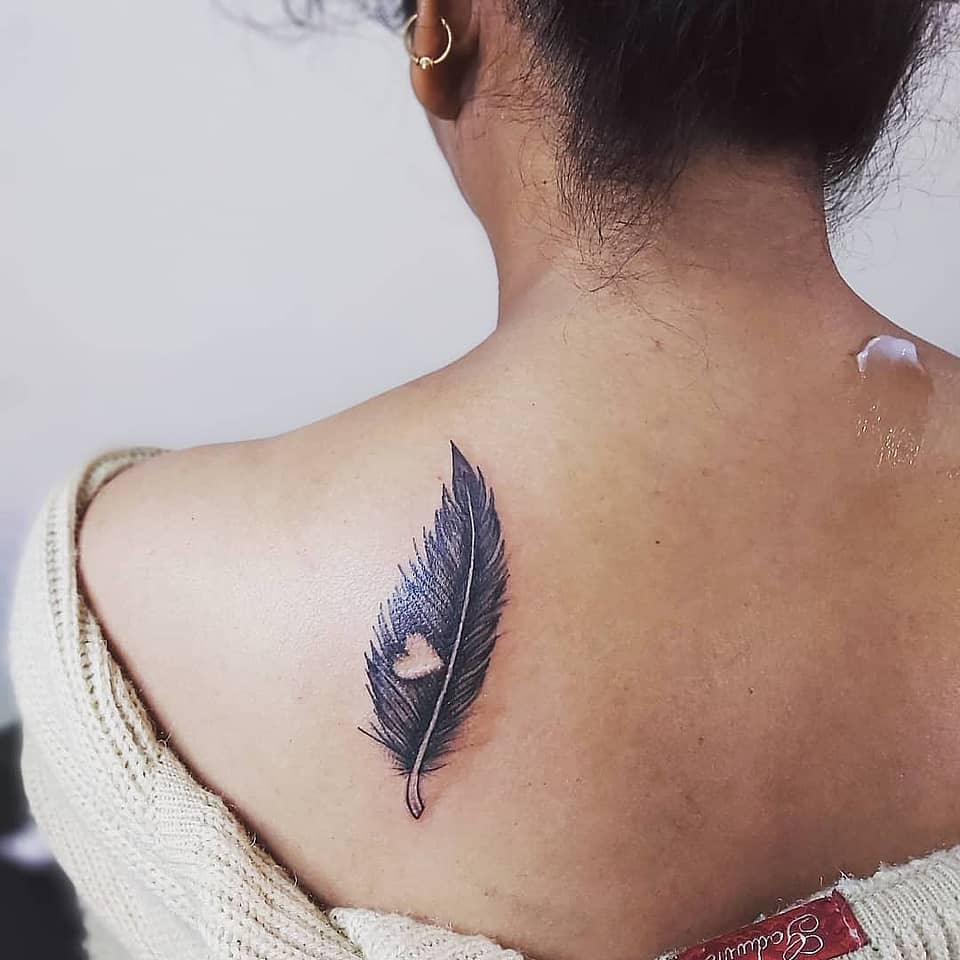 Love in Flight Feather