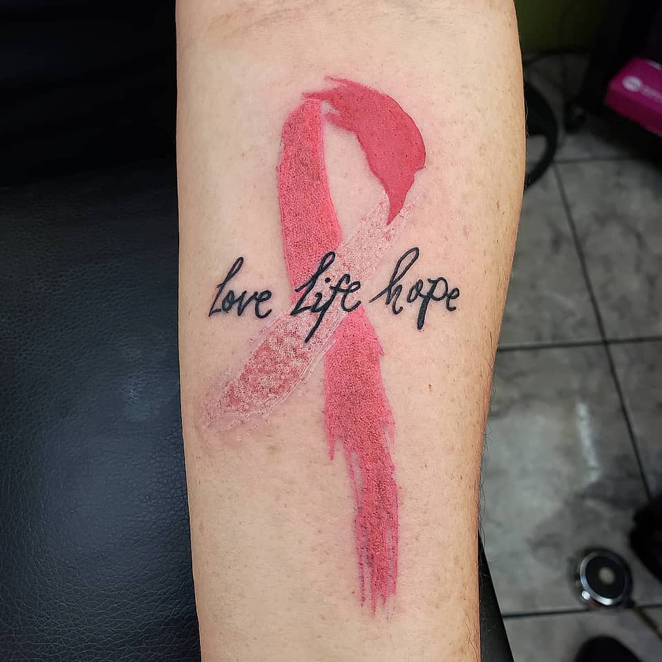 Love Life Hope Pink Ribbon