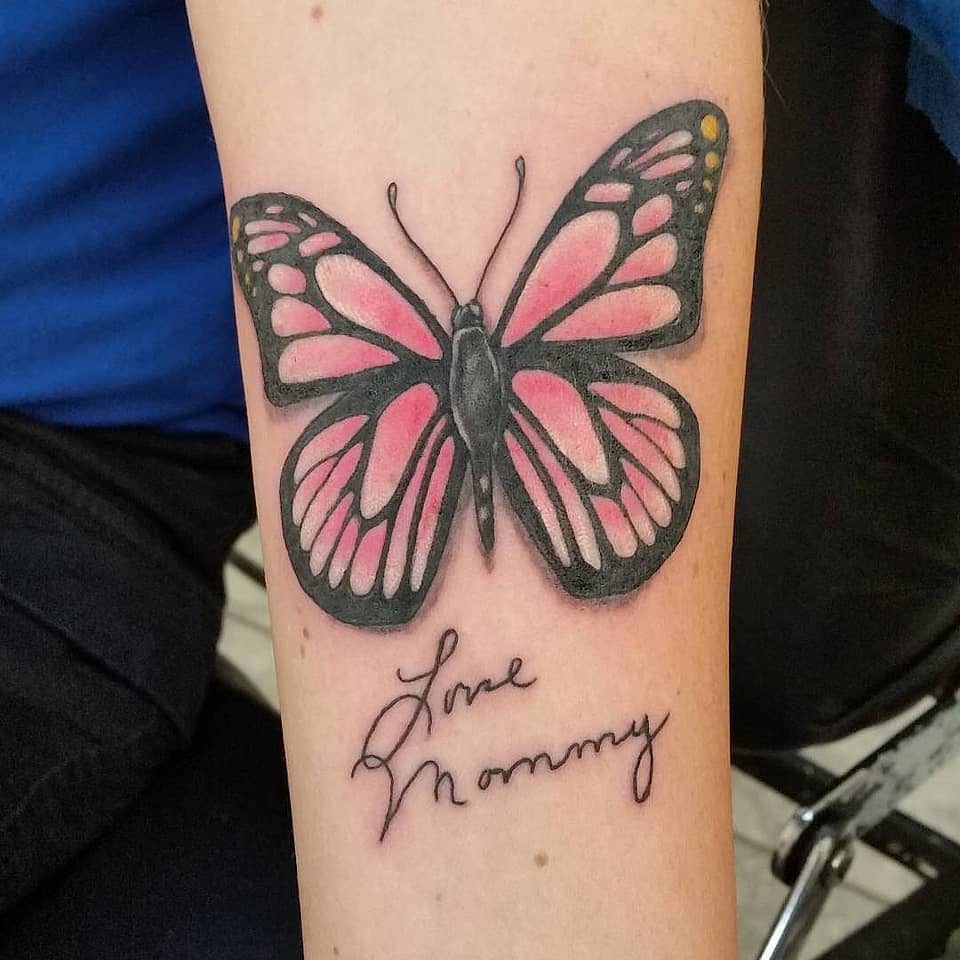 Love Mommy Butterfly Tribute