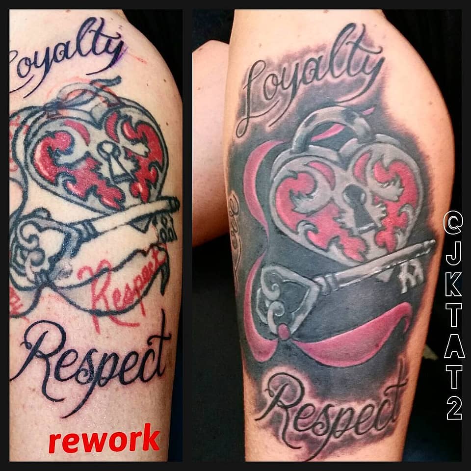 Loyalty & Respect Heart Lock
