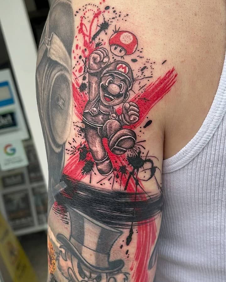 Mario Power-Up Splash