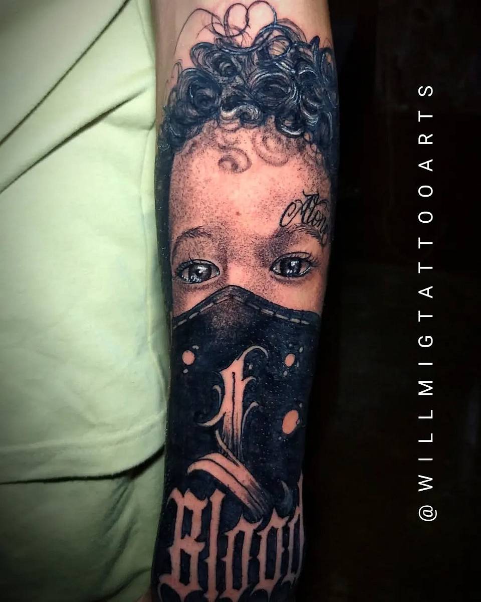 Masked Innocence Portrait