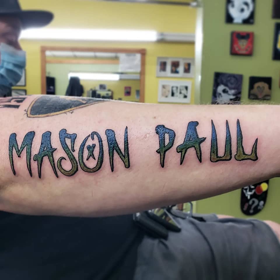 Mason Paul Drip Lettering