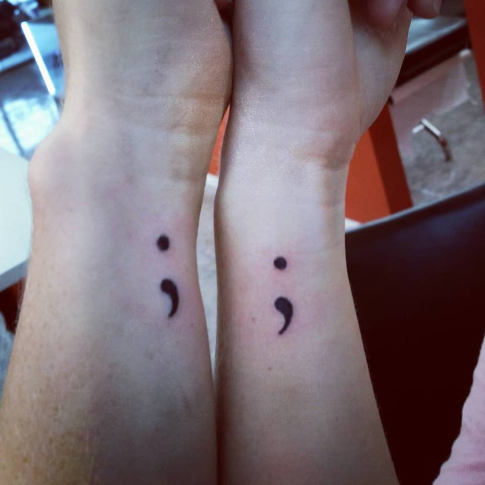 Matching Semicolon Symbols
