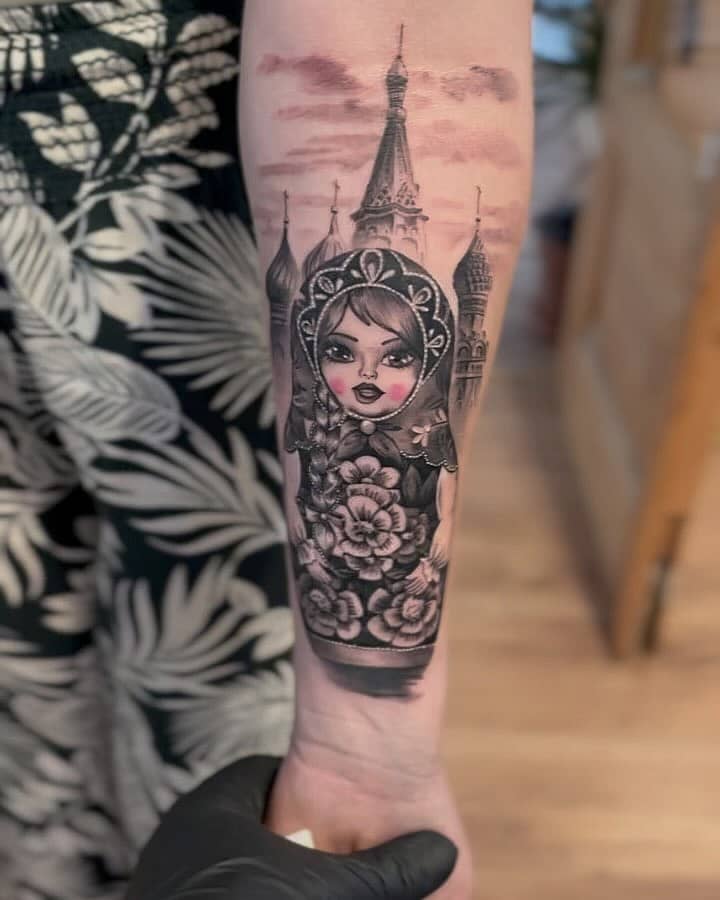 Matryoshka Doll Portrait